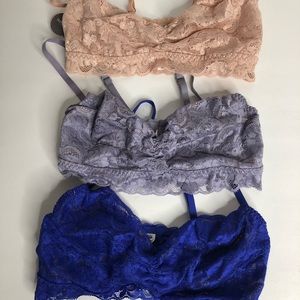 Lace wireless bras!